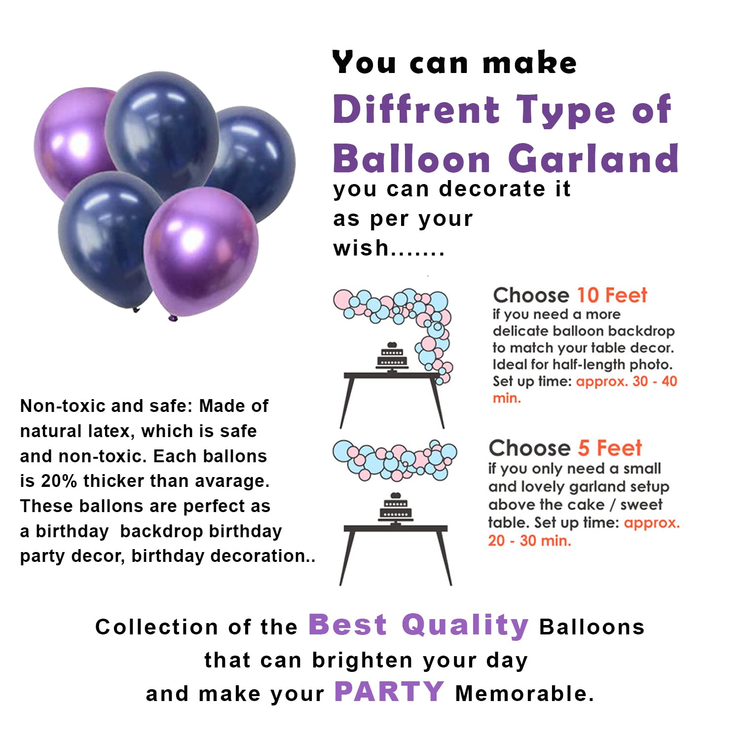 Ultimate Superhero Birthday Party Kit for Boys - 53 Pcs Balloon Decorations