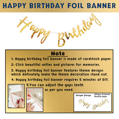 Happy Birthday Decoration Kit - 26 Pcs, Canopy Tent For Decoration