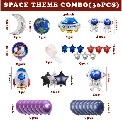 Ultimate Superhero Birthday Party Kit for Boys - 53 Pcs Balloon Decorations