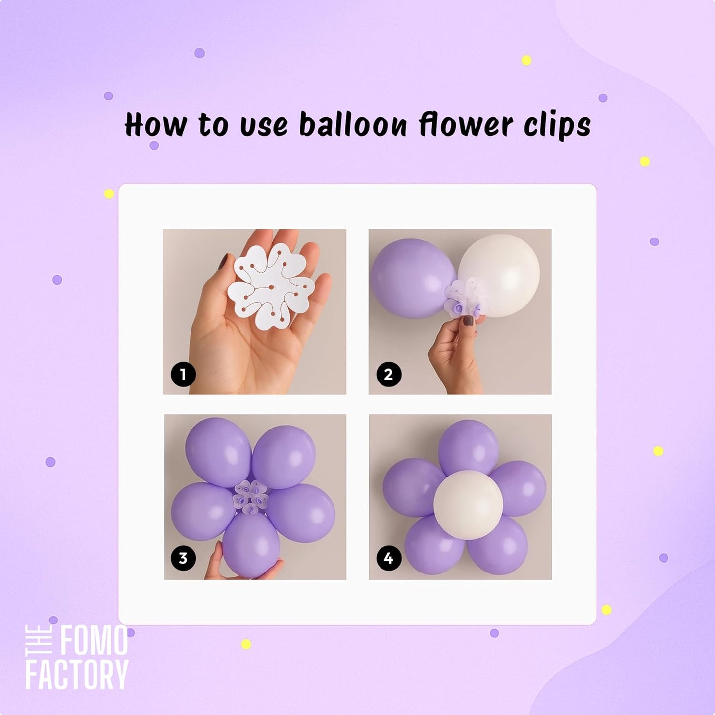 Birthday Decoration Set – 59Pcs Metallic Chrome Balloon Kit with Curling Ribbon & Flower Clips