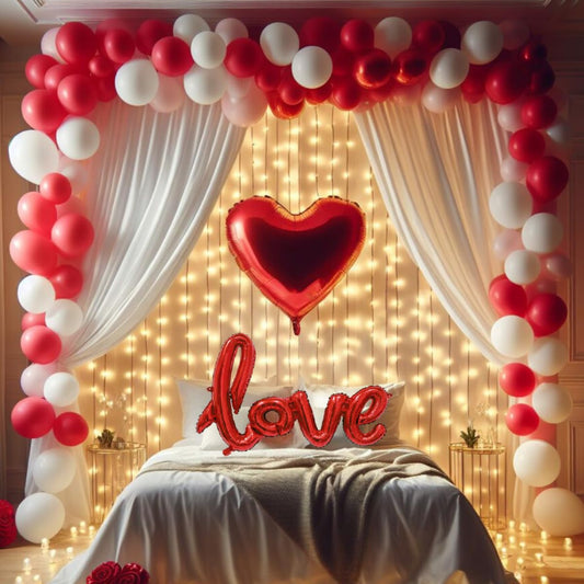 38 Pc Romantic Bedroom Decoration - Love Decoration Kit