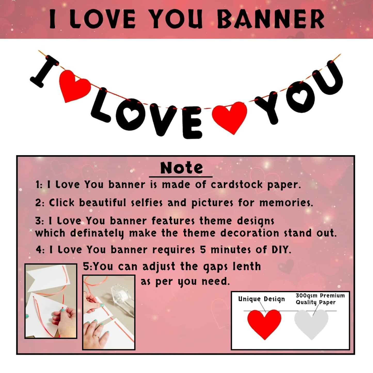 Happy Anniversary Decoration Items Kit - 45 Pcs Combo