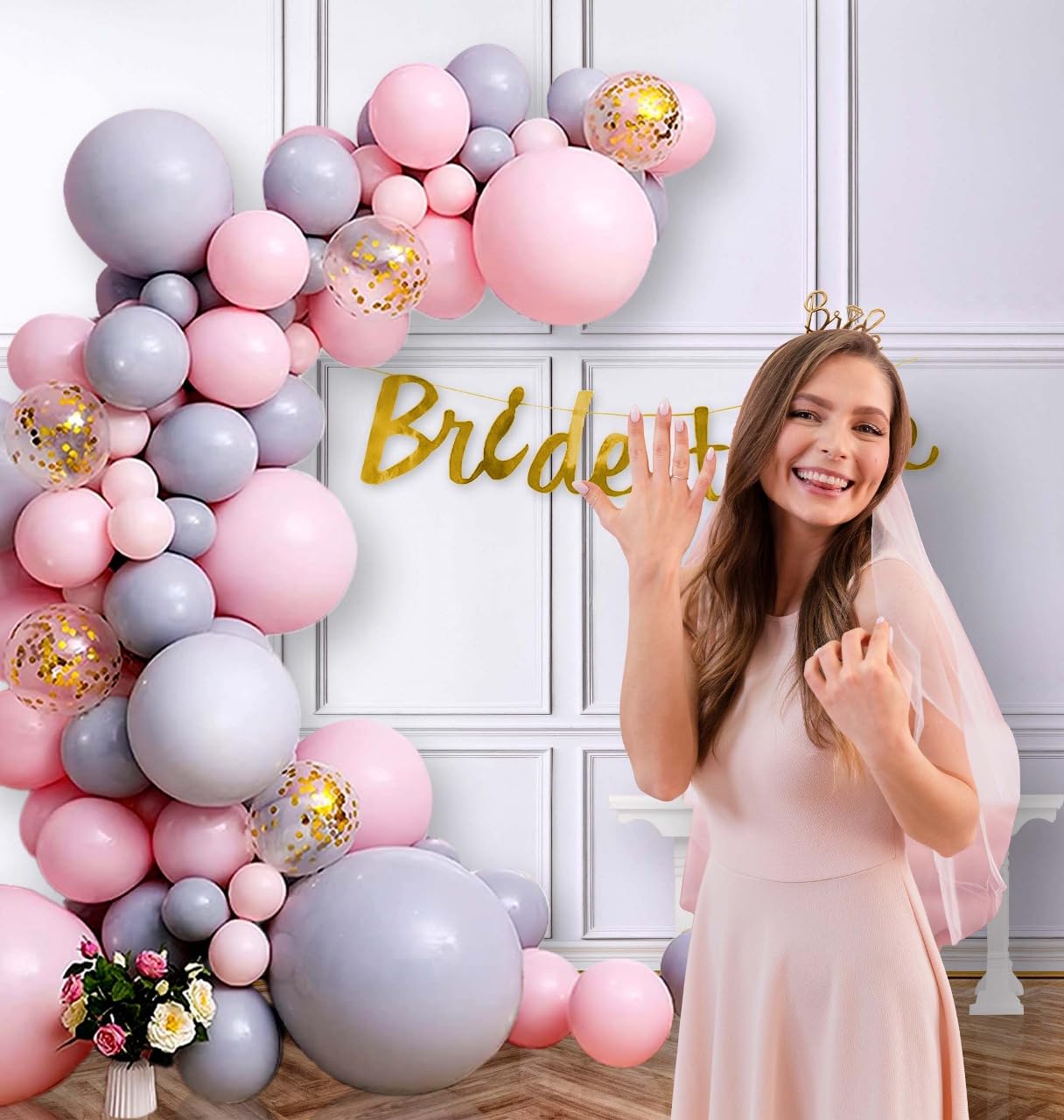 Bride to be Decoration Set Combo - Pack of 48 Pcs