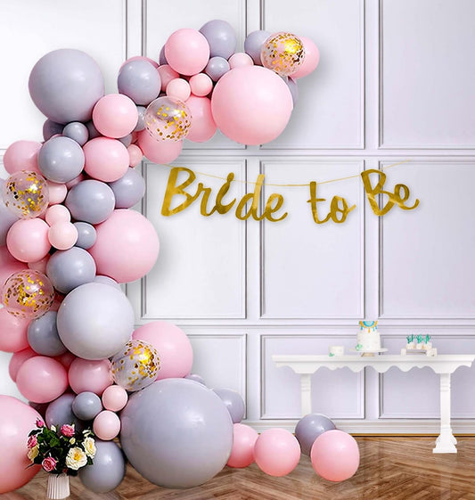 Bride to be Decoration Set Combo - Pack of 48 Pcs