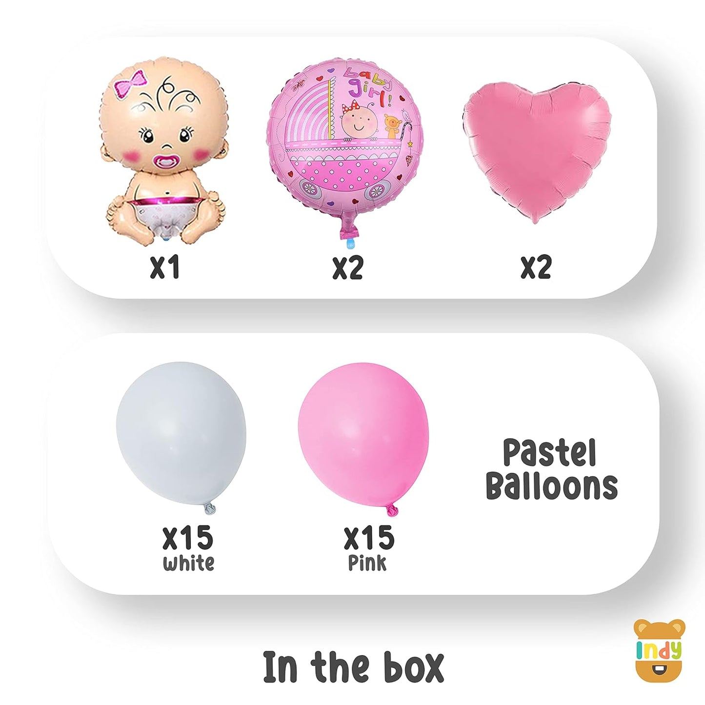Baby Girl Set Of 35 Pcs New Born Baby Theme