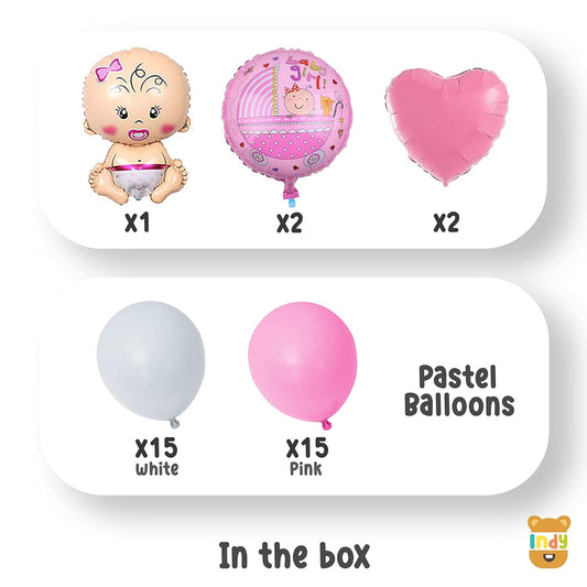 Baby Girl Set Of 35 Pcs New Born Baby Theme