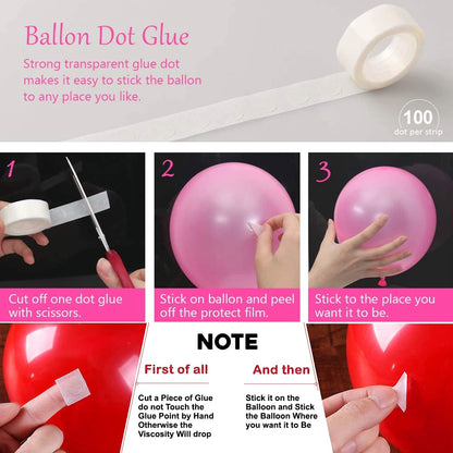 44 PCS I LOVE YOU Balloon Decoration Combo Set