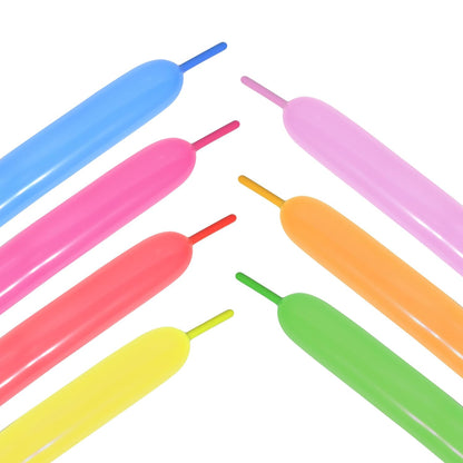 100 Pc long Balloon with 1 pump For Flower Making Animal Shape