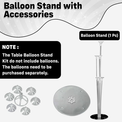 Balloon Stand Holder - 1 Pc Balloon Stand Holder For Decoration Balloon Holder For Decoration Standing Balloons For Birthday