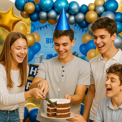 Happy Birthday Decoration Kit - 58 Pcs Birthday Decoration Items for Boy