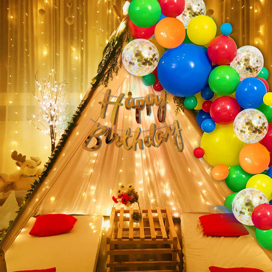 Birthday Decoration Kit - 26Pcs Cabana Tent Decoration Items For Girl