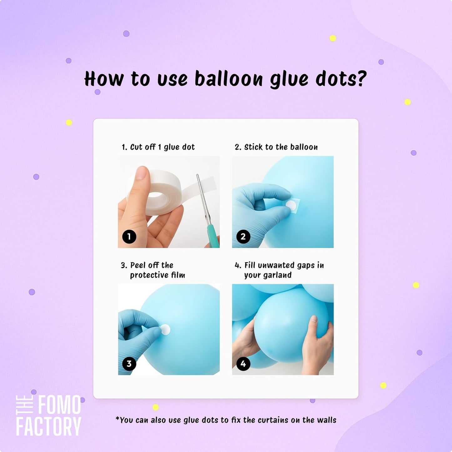 Purple Theme Birthday Decoration Kit For Girls – Set of 53 Pcs