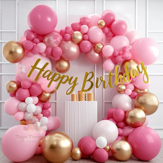 Happy Birthday Decoration Items 92Pcs Birthday Decoration Kit