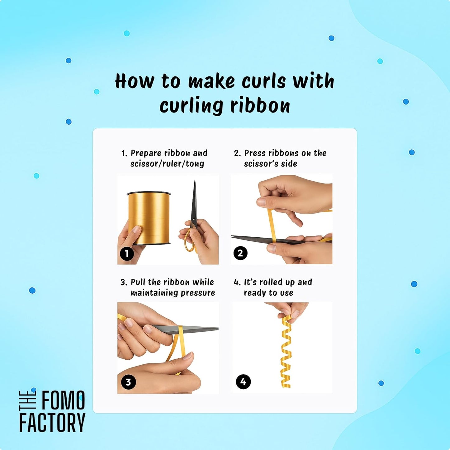 Blue & White Birthday Decoration Kit With flower clip– Set of 58 Pcs