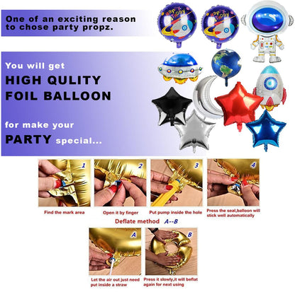 Ultimate Superhero Birthday Party Kit for Boys - 53 Pcs Balloon Decorations