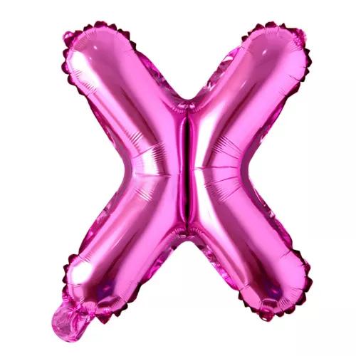 Customized alphabet foil balloons in Pink color