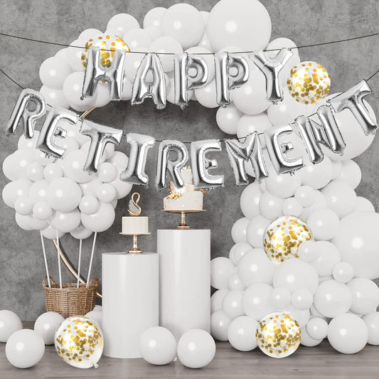 Happy Retirement Party Supplies Decoration Kit (82 Pcs Pack)