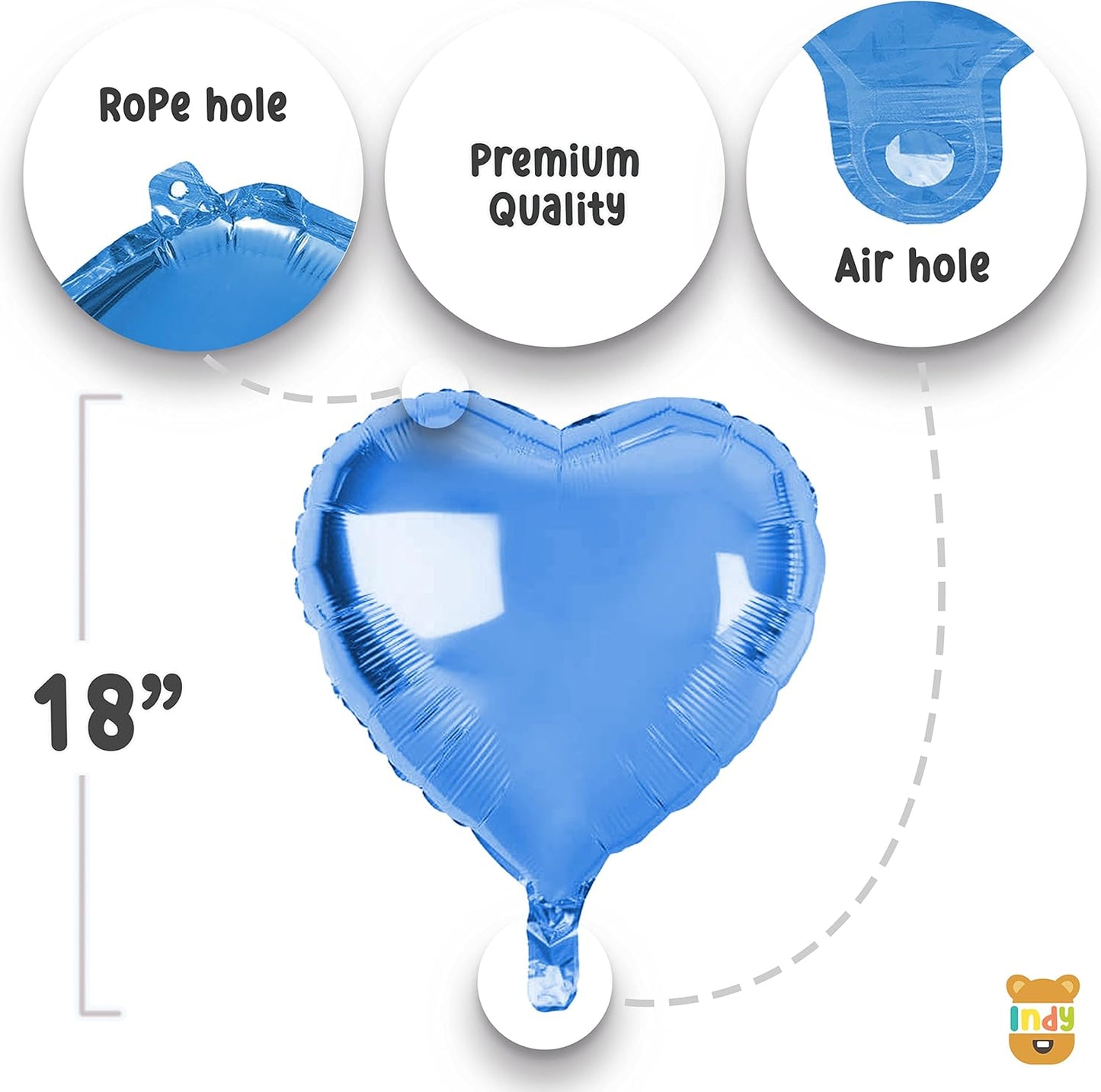 Set Of 35 Pcs - born Baby Boy ballon For Kids Birthday Party Theme