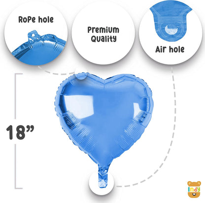 Set Of 35 Pcs - born Baby Boy ballon For Kids Birthday Party Theme