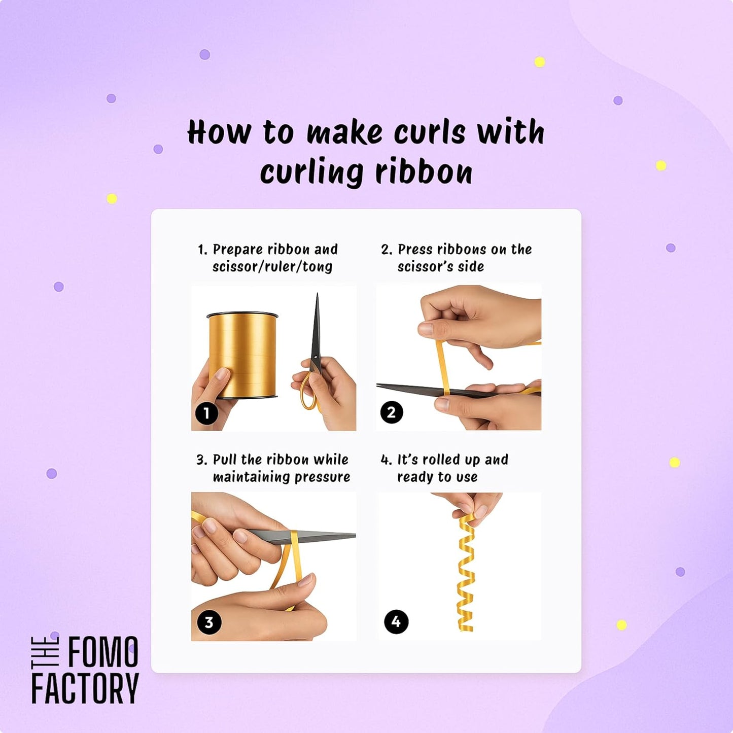 Birthday Decoration Set – 59Pcs Metallic Chrome Balloon Kit with Curling Ribbon & Flower Clips