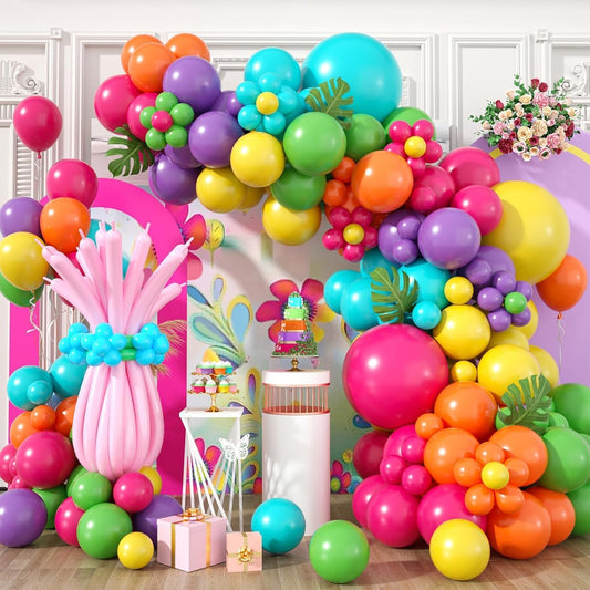 KASTWAVE Magical Pastel Balloon Arch Garland Kit for Parties