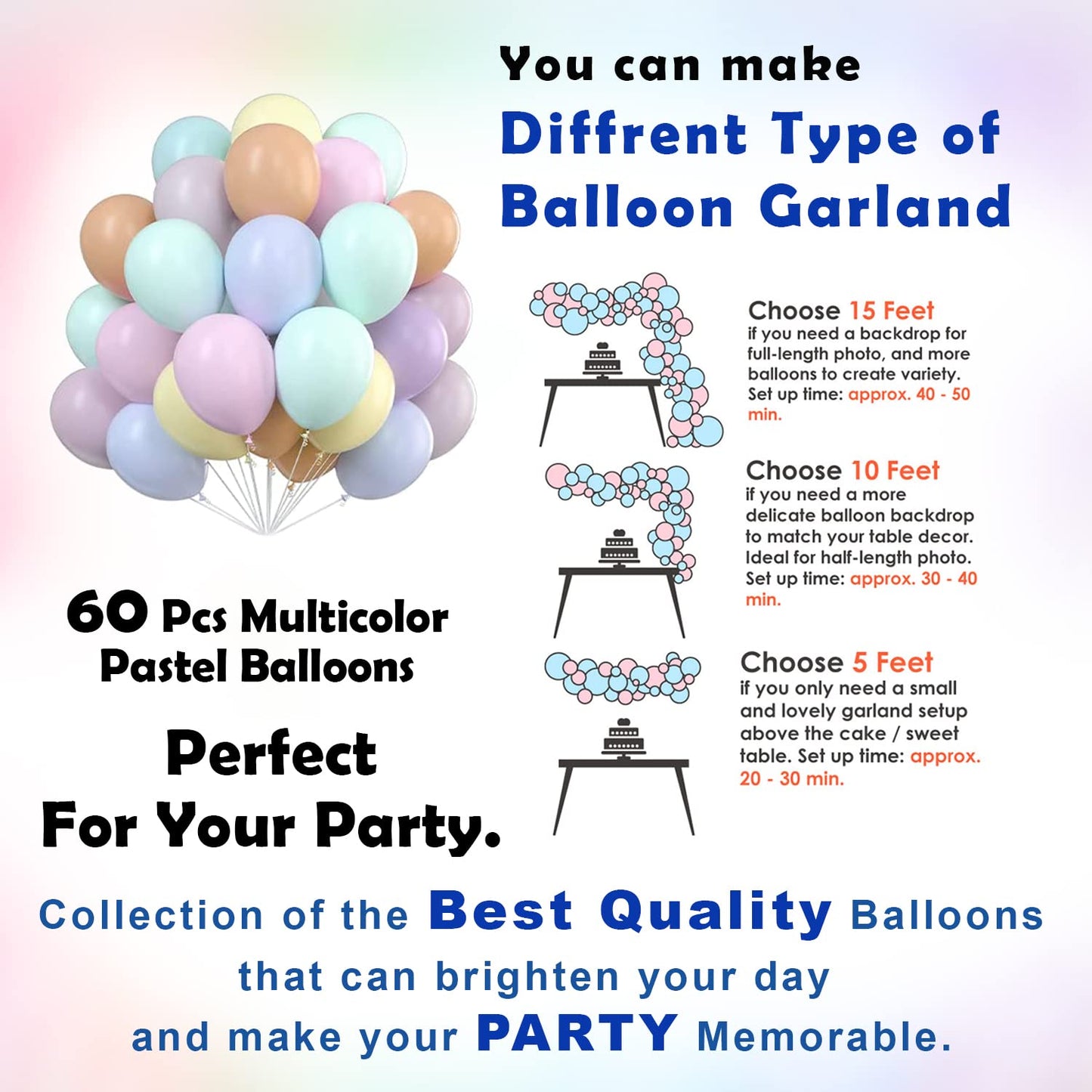 81-Piece Rainbow Butterfly Birthday Decoration Kit with Golden Banner for Girls