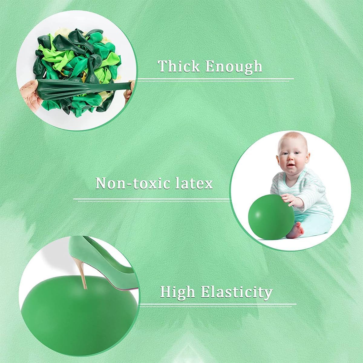 120-Piece Epic Dinosaur Birthday Party Kit - Jungle Green Dino Balloons & Banner