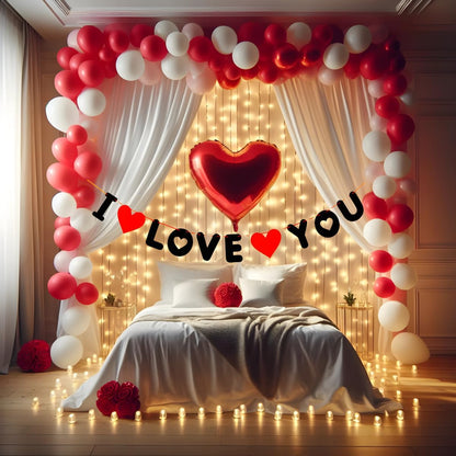 Romantic Decoration Combo - Set of 38 Pcs