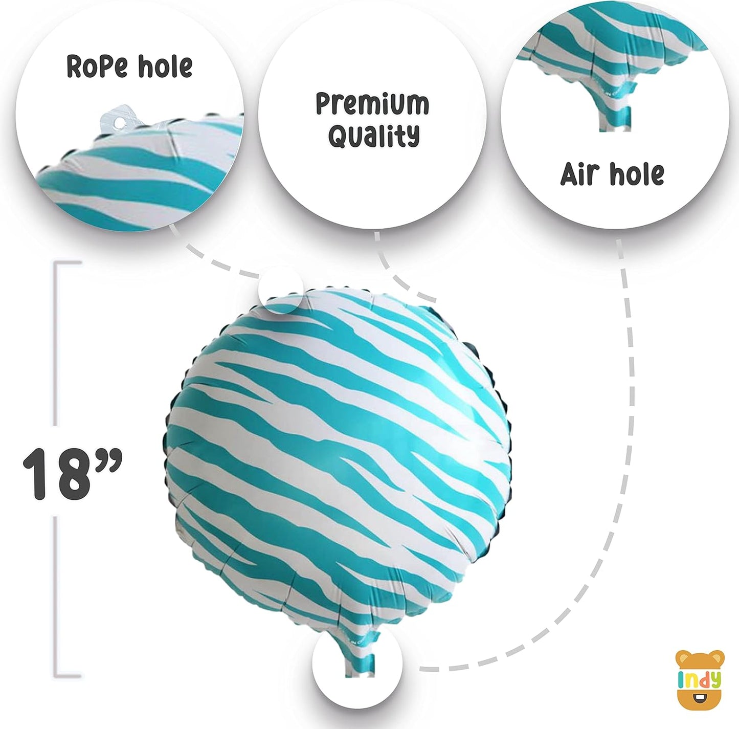 Its A Boy Bottle Balloon, Baby Boy Foil Balloon Set of 50 pcs For Decoration