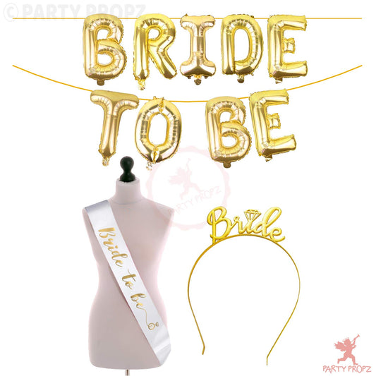 Bride To Be Decoration Set Combo -Pack of 3 Pcs