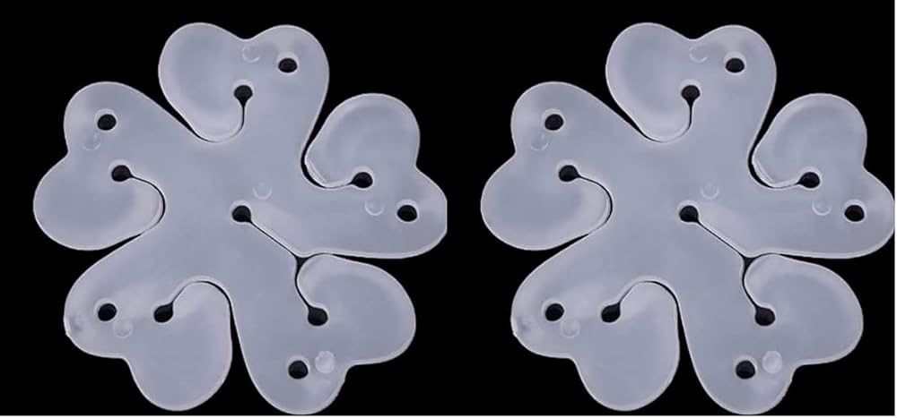 Reusable Portable Flower Shape Balloon Clips Holder for Event Decorations