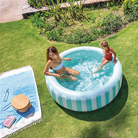 67x21 inches Coastal Luxe Inflatable Pool 21 inches height