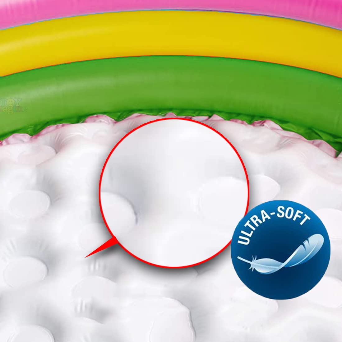 45 x 10 inches Round Inflatable Baby Pool – Sunset Glow 3 Ring