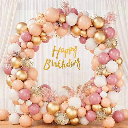 Happy Birthday Decoration kit for girls - Set of 57 Pcs