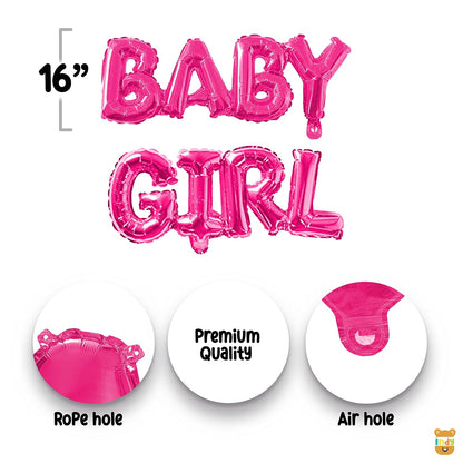 Set Of 42 Pcs Baby Girl Welcome Decoration Kit For Home