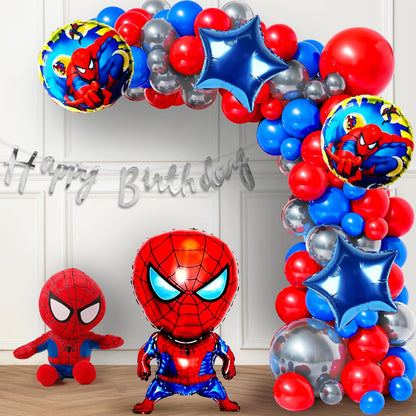 Ultimate Superhero Birthday Party Kit for Boys - 53 Pcs Balloon Decorations