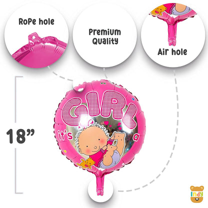Set Of 35 Pcs Baby Girl Welcome Home Decoration Kit For Home