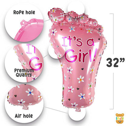 Set Of 35 Pcs Baby Girl Welcome Home Decoration Kit For Home