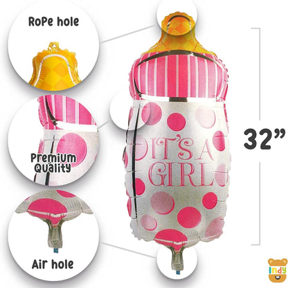 BABY GIRL Decoration Kit Pastel Balloons Combos Set Of 35 pcs