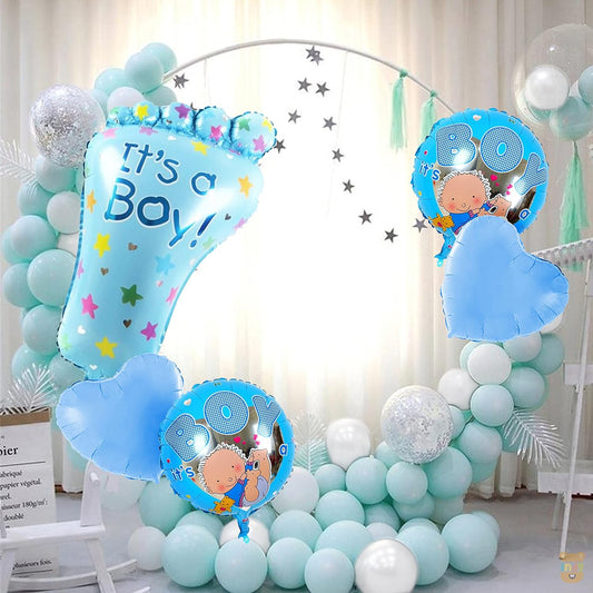 Set Of 35 Pcs Baby Boy Welcome Home Decoration Kit