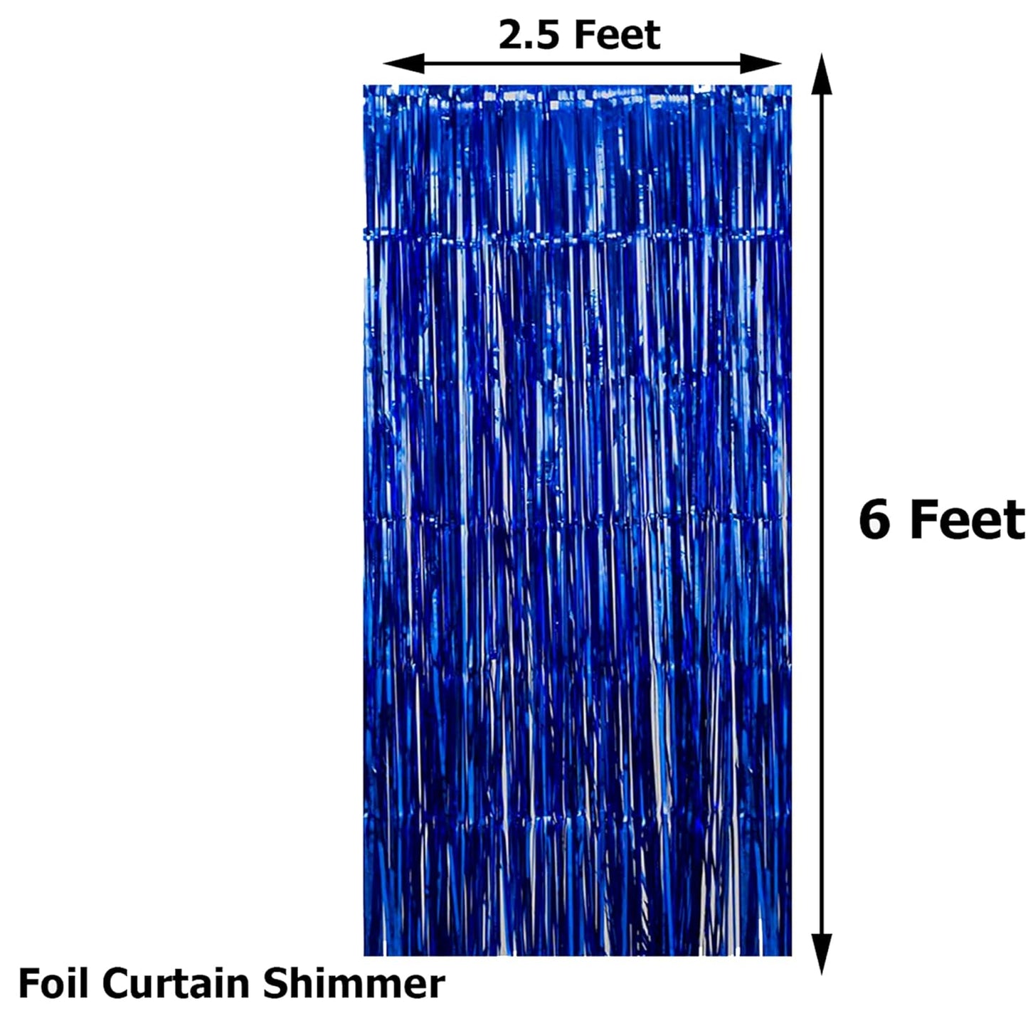 Blue Prince Theme Birthday Decoration Set – 39 Pcs Combo