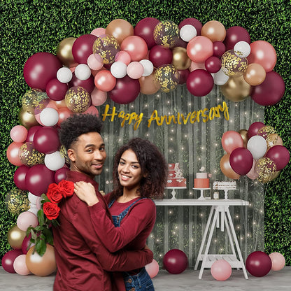 Anniversary Decoration Kit For Couples - Set of 73 Pcs