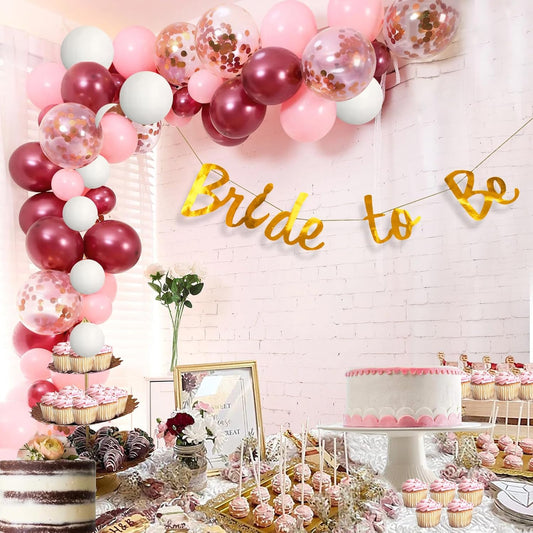 Bride To Be Decoration Kit - Set of 41 Pcs