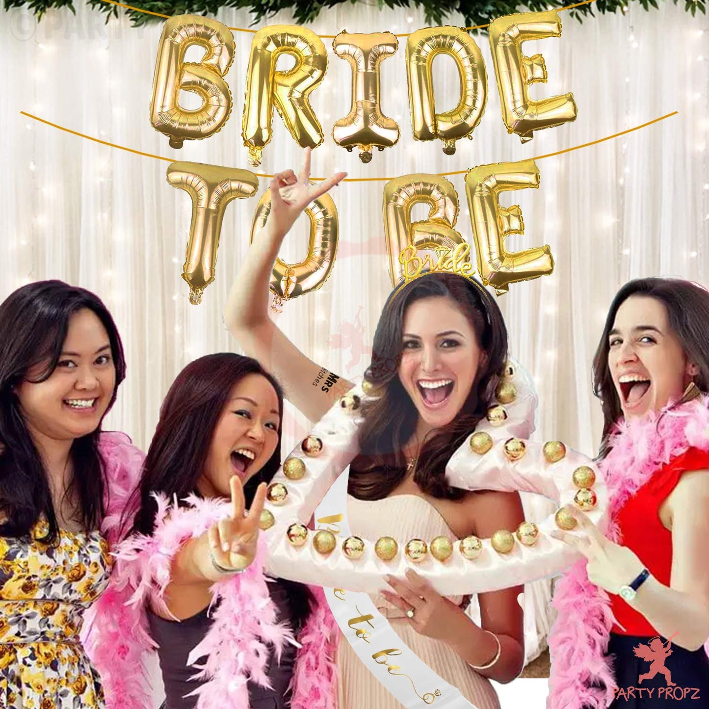 Bride To Be Decoration Set Combo -Pack of 3 Pcs