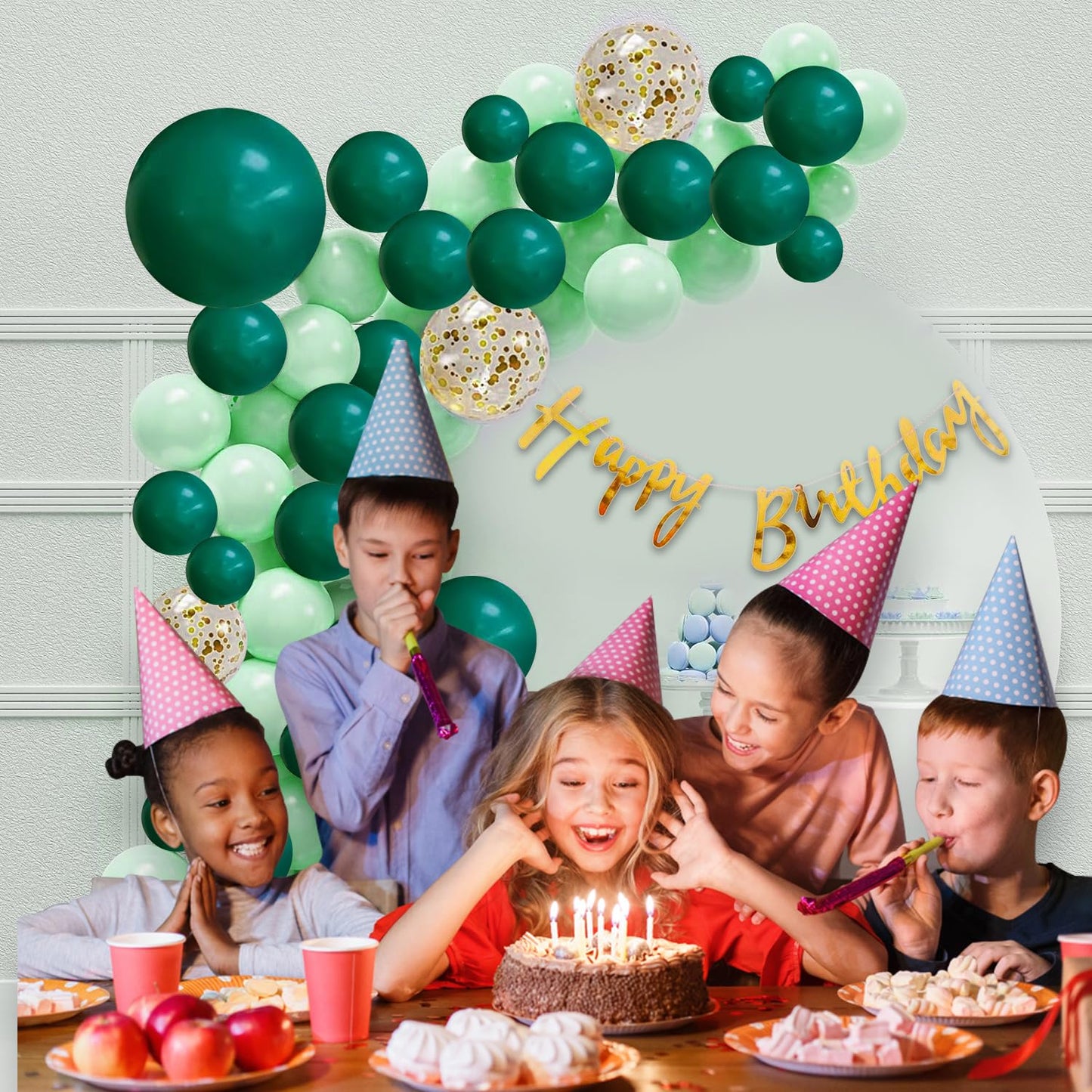 Happy Birthday Decoration Kit for Boys - 57 Pcs Pack