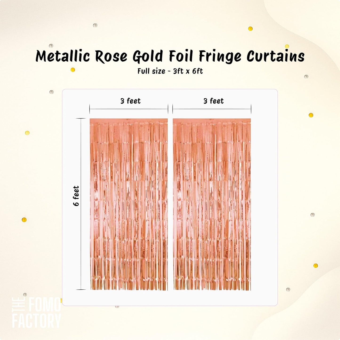 Rose Gold & Pink Birthday Decoration Kit For Girls–Set of 44 Pcs