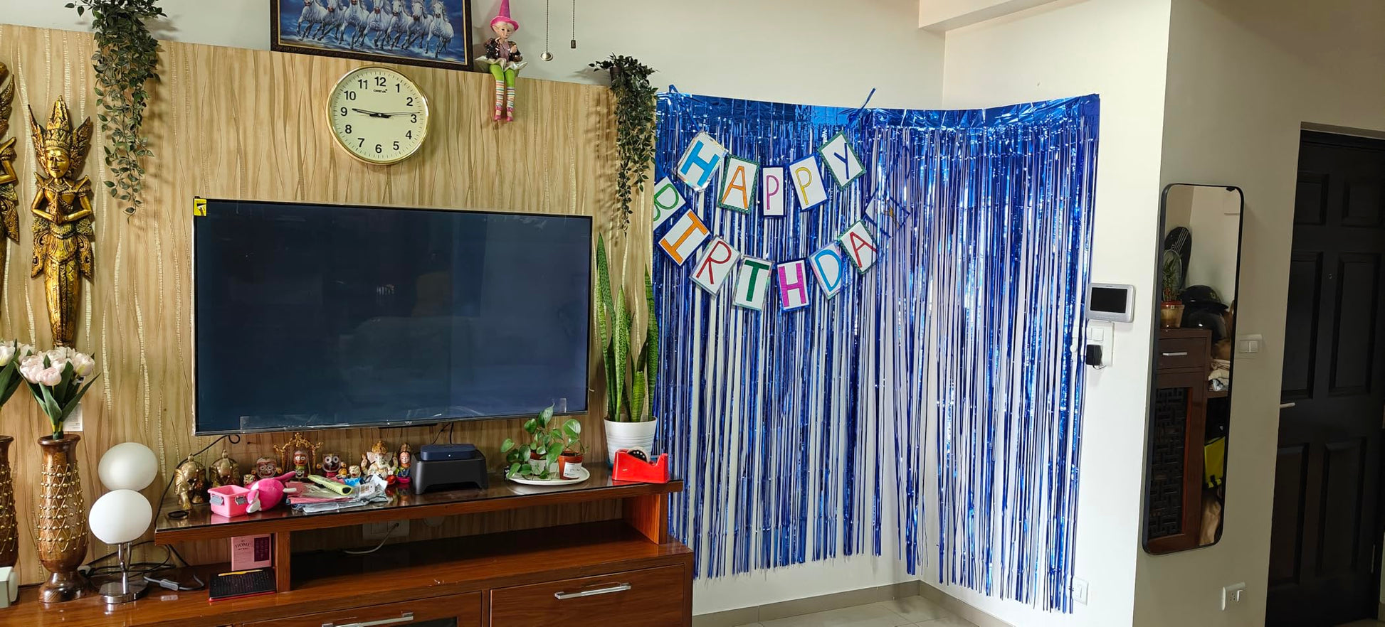 Magical Princess Elsa Birthday Party Decoration Kit - 38 Piece Girls' Set