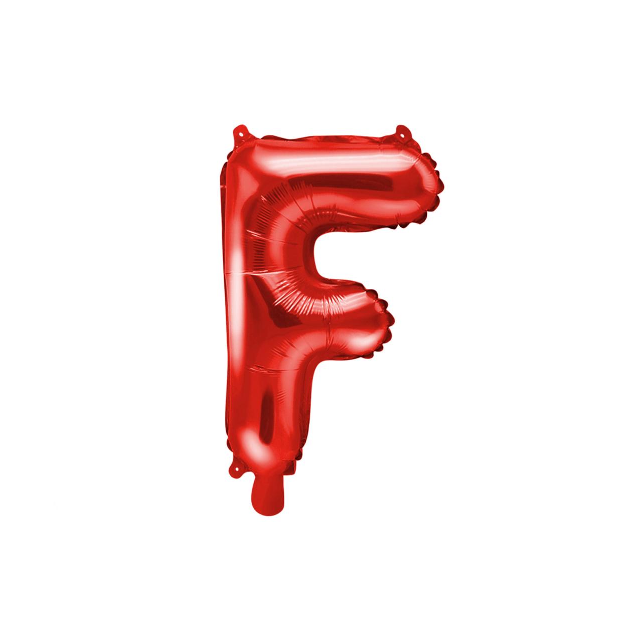 Customized alphabet foil balloons in Red color