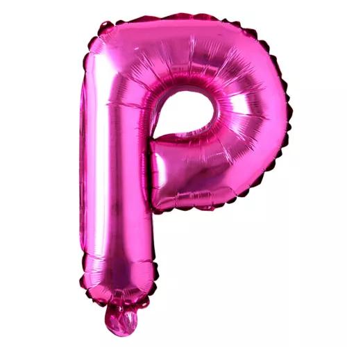 Customized alphabet foil balloons in Pink color