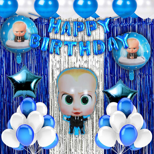 Boss Baby Birthday Decoration Set – Set of 39 Pcs